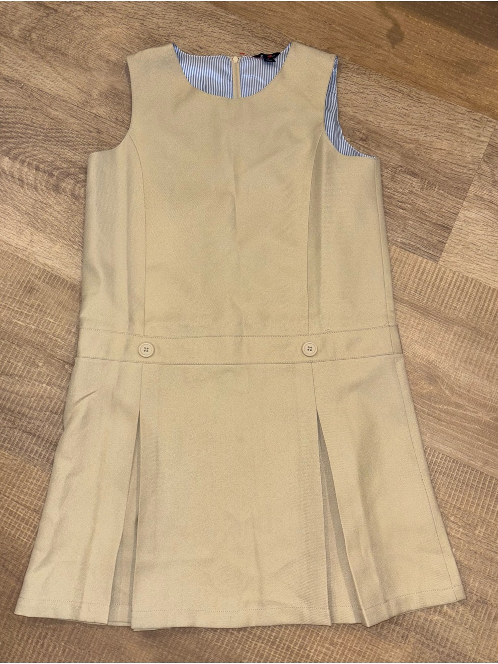 Tommy Hilfiger Khaki Sleeveless Mini Dress